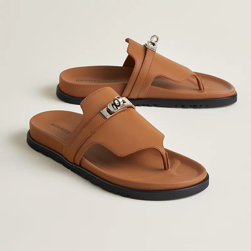 Dép Hermes Empire Sandal Nữ Nâu